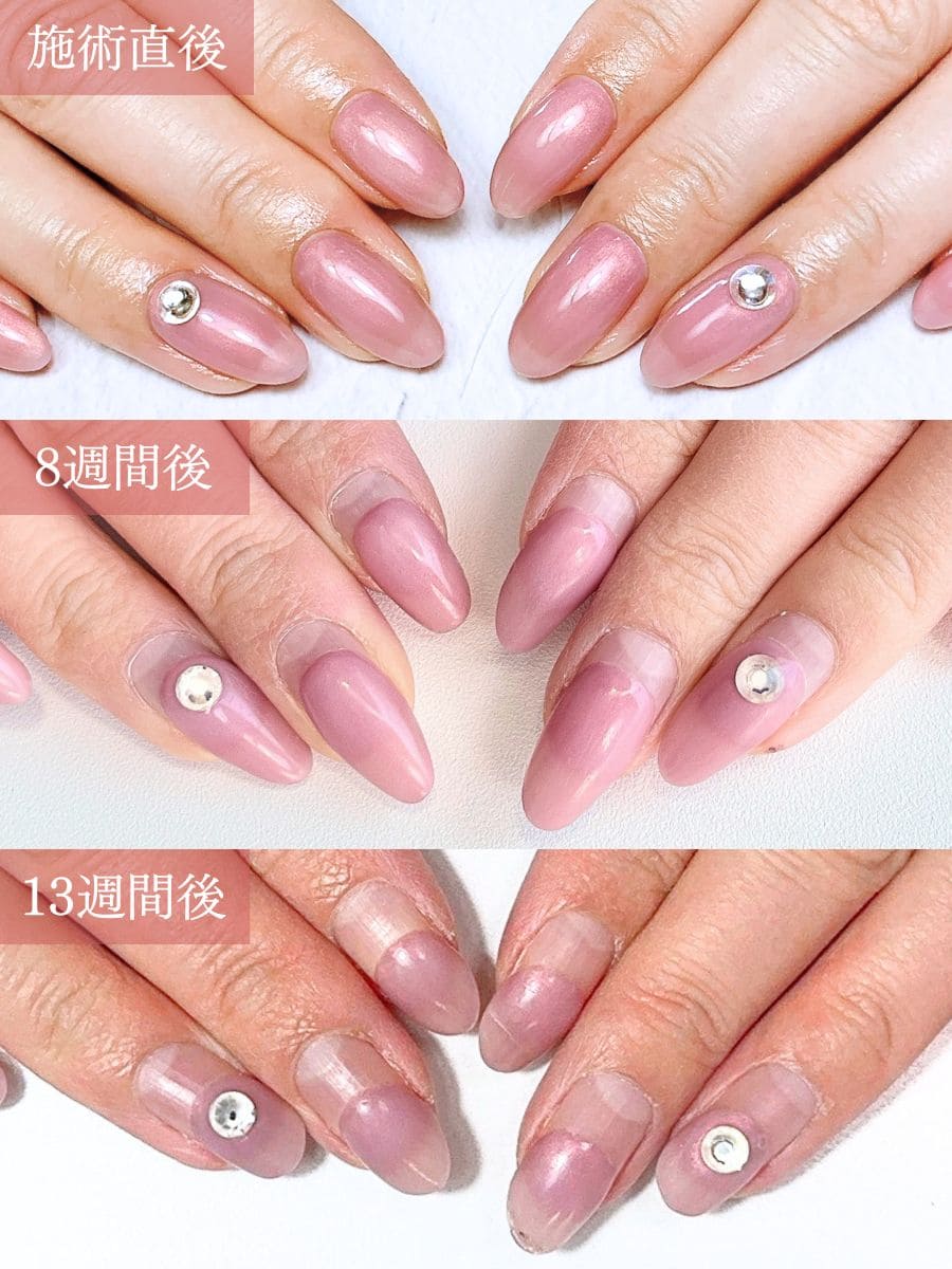 聖蹟桜ヶ丘 SEM123 理由1 業界最高レベル！8週間密着するジェルネイル